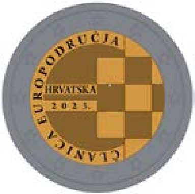 2 Euromunt van Kroatië uit 2023 met het motief Invoering van de euro op 1 januari 2023